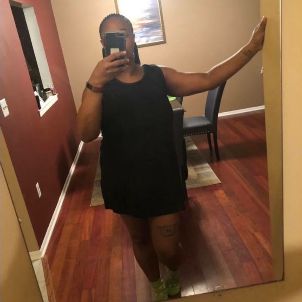 Short black dress